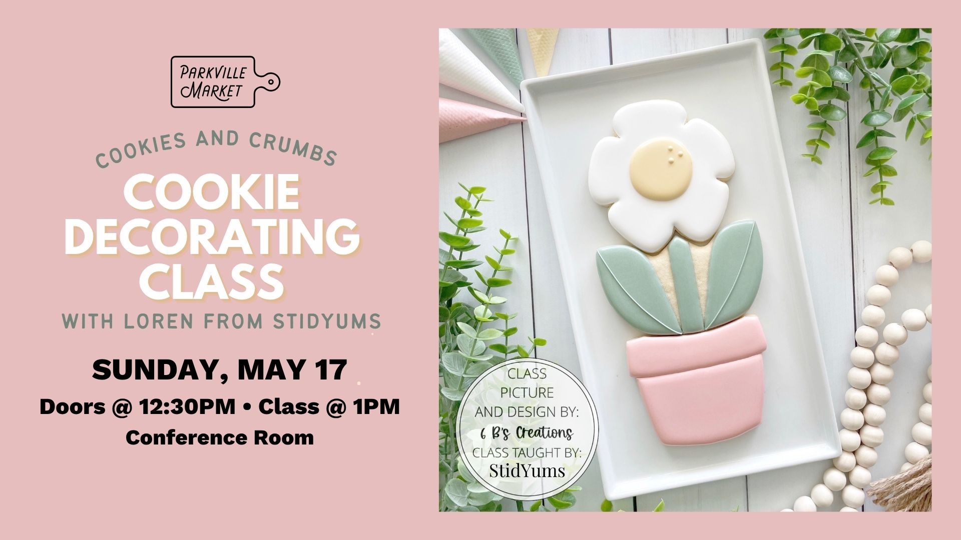 Web- May Cookie Decorating Class